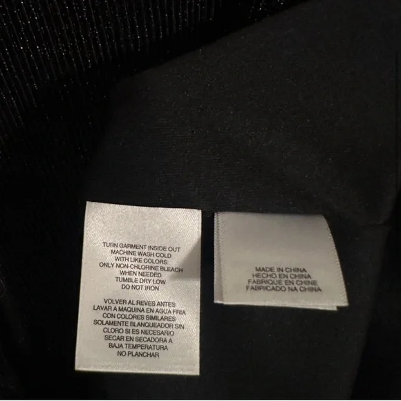 RACHEL Rachel Roy Tie Waist Asymmetrical Sheath Cocktail Dress, Black/Gold, XL - Picture 8 of 8